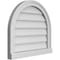 Ekena Millwork Round Top Surface Mount PVC Gable Vent w/ 2"W x 2"P Brickmould Sill Frame, 22"W x 20"H GVPRT22X2003SN - alternate 3